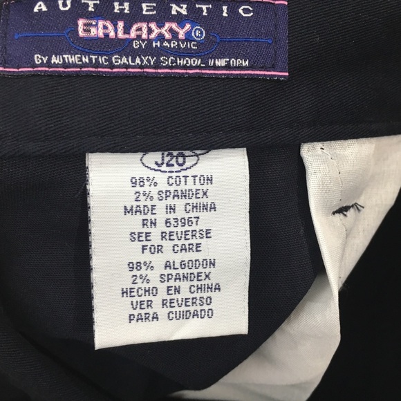 Plus Size Navy Blue Stretch Pants - 20 - Picture 4 of 5